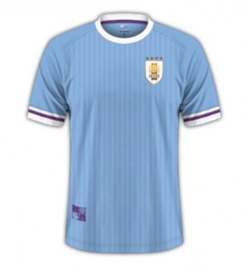 Uruguay Replika Hjemmebanetrøje Copa America 2024 Kortærmet